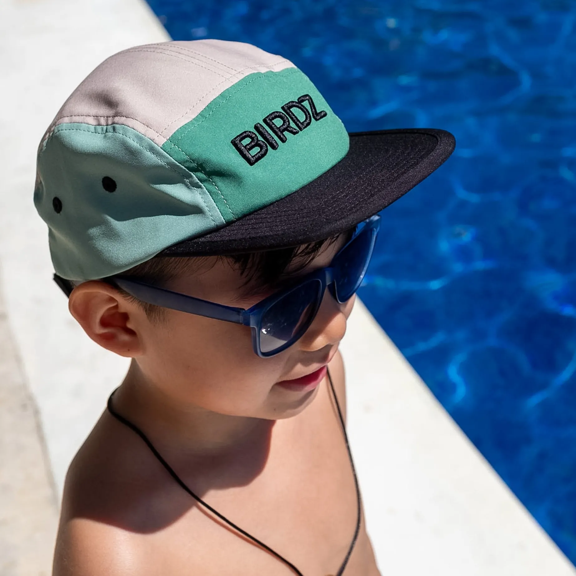 5 Panel Colorblock Cap 2-16