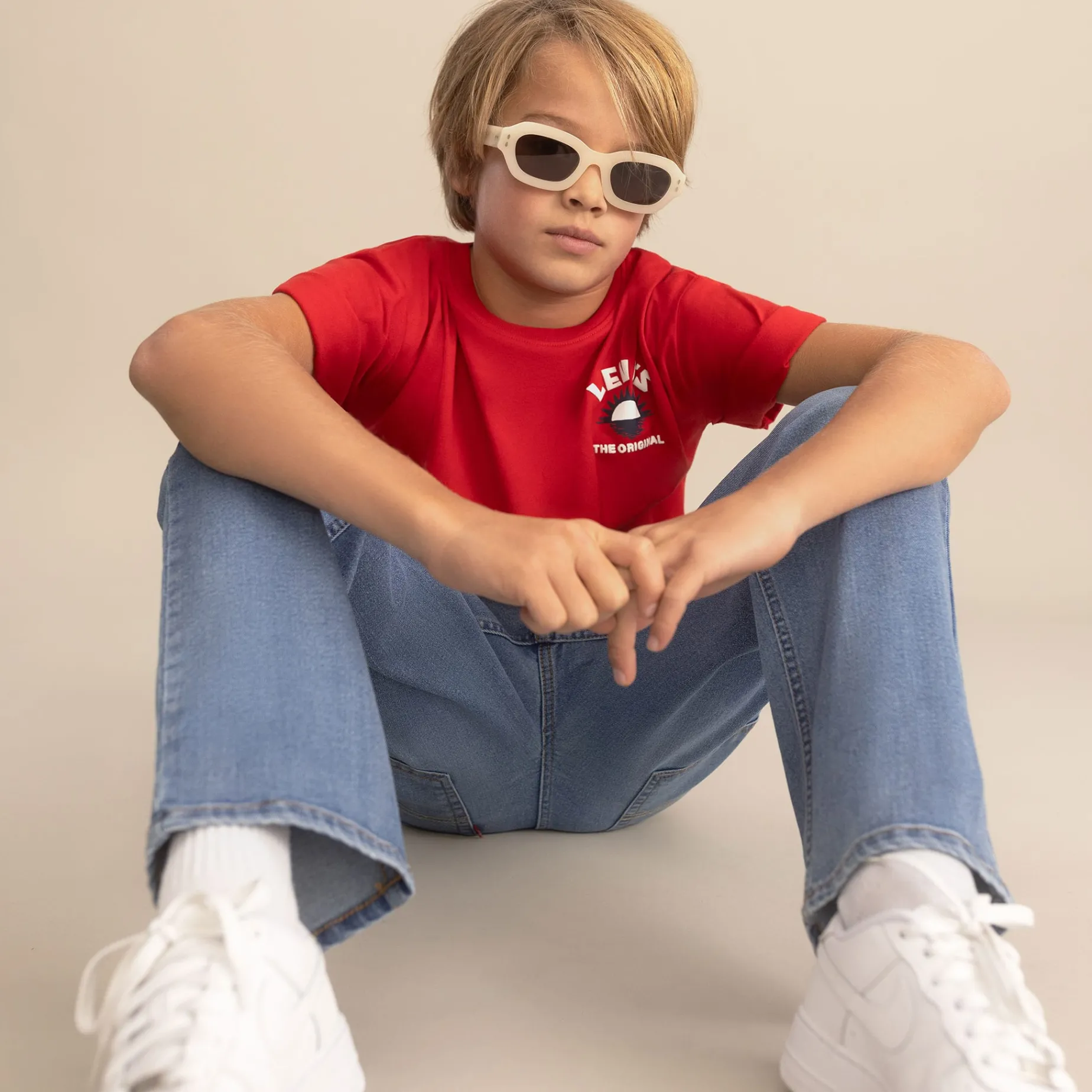 555 Relaxed Straight Jeans 4-7y