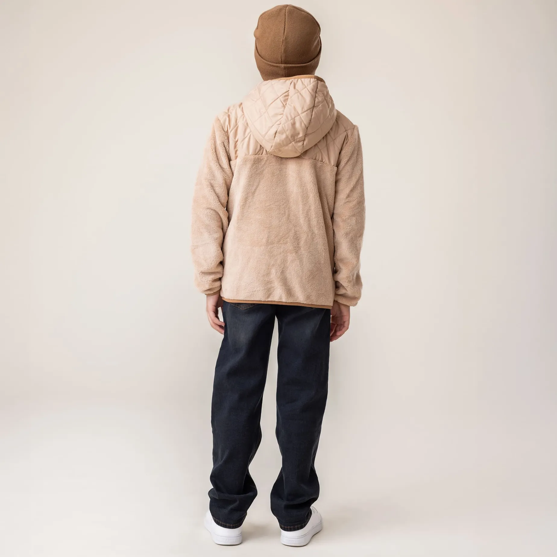 Beige Sherpa Vest 3-10