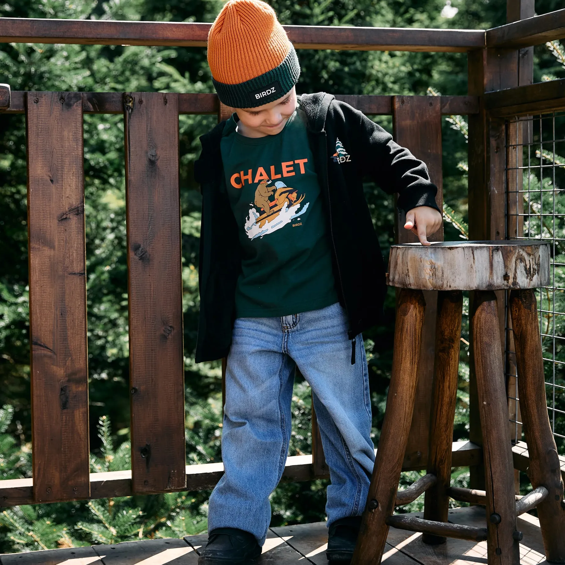 Birdz Colorblock Beanie 2-16 y