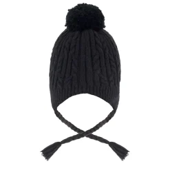 Black Knit Hat 2-12
