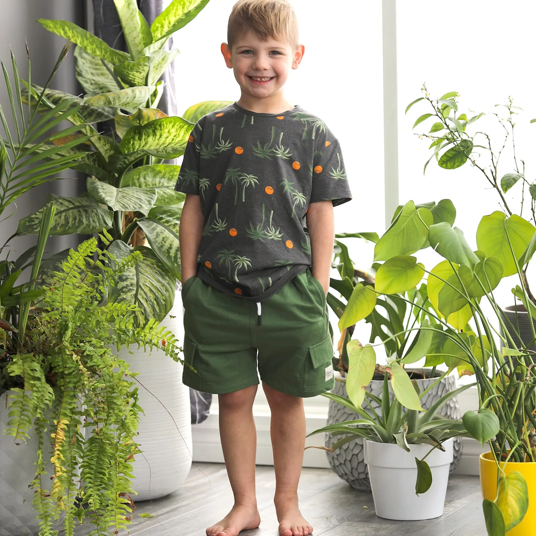 Cargo Green Short 2-8y
