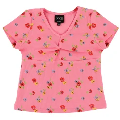 Charm Printed Rib T-Shirt 7-14y