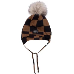 Checkered Jersey Beanie 2-6