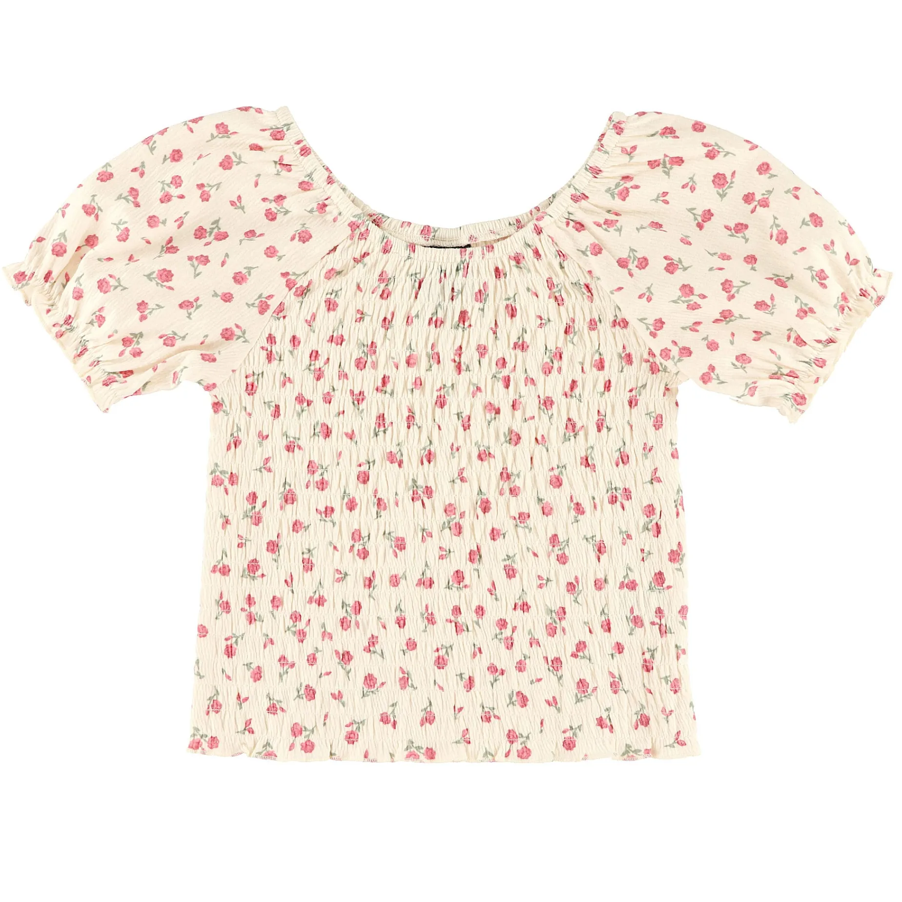 Cherries Flowers Top 7-14