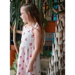 Cherries Vichy Dress 7-14y