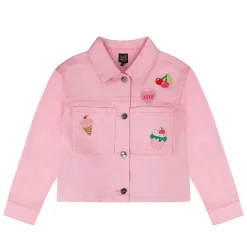 Cherry Pink Denim Jacket 7-10