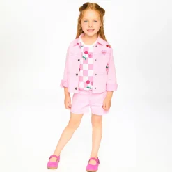 Cherry Pink Denim Jacket 7-10