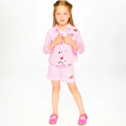 Cherry Pink Denim Jacket 7-10