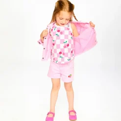 Cherry Pink Denim Short 7-10