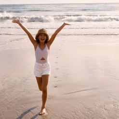 Cinched Cutout Swimsuit 5-18y