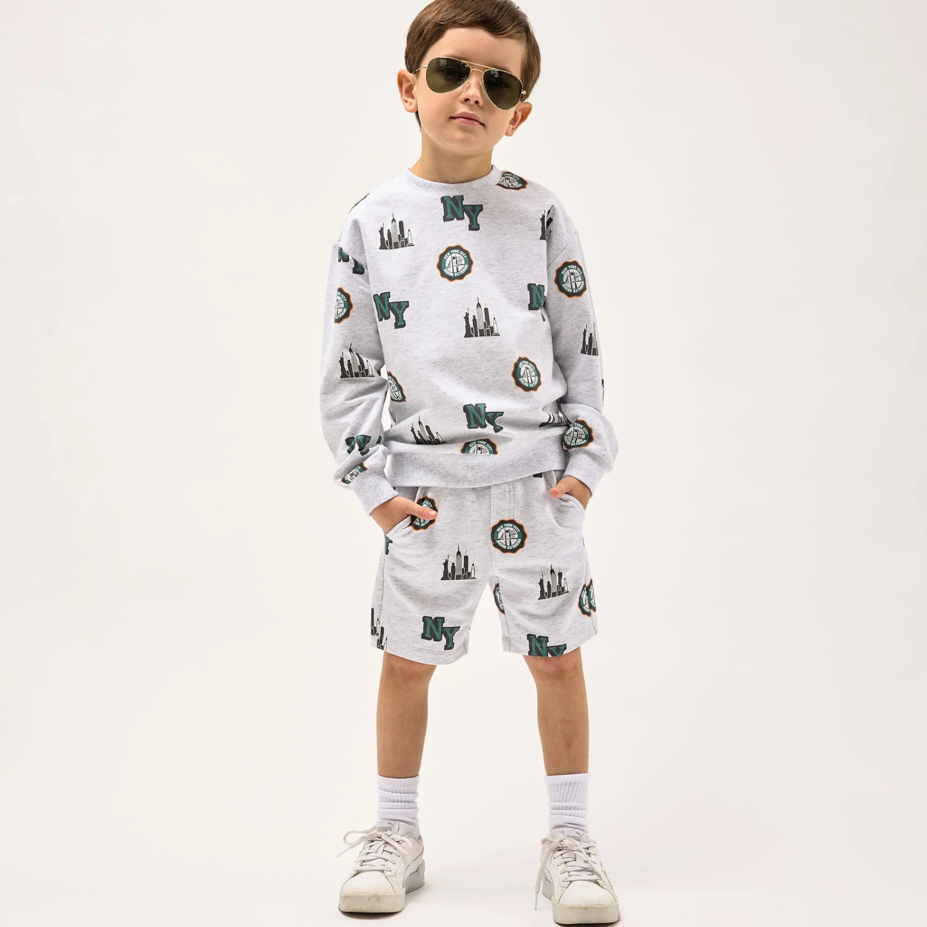 City Printed Shorts 3-6y