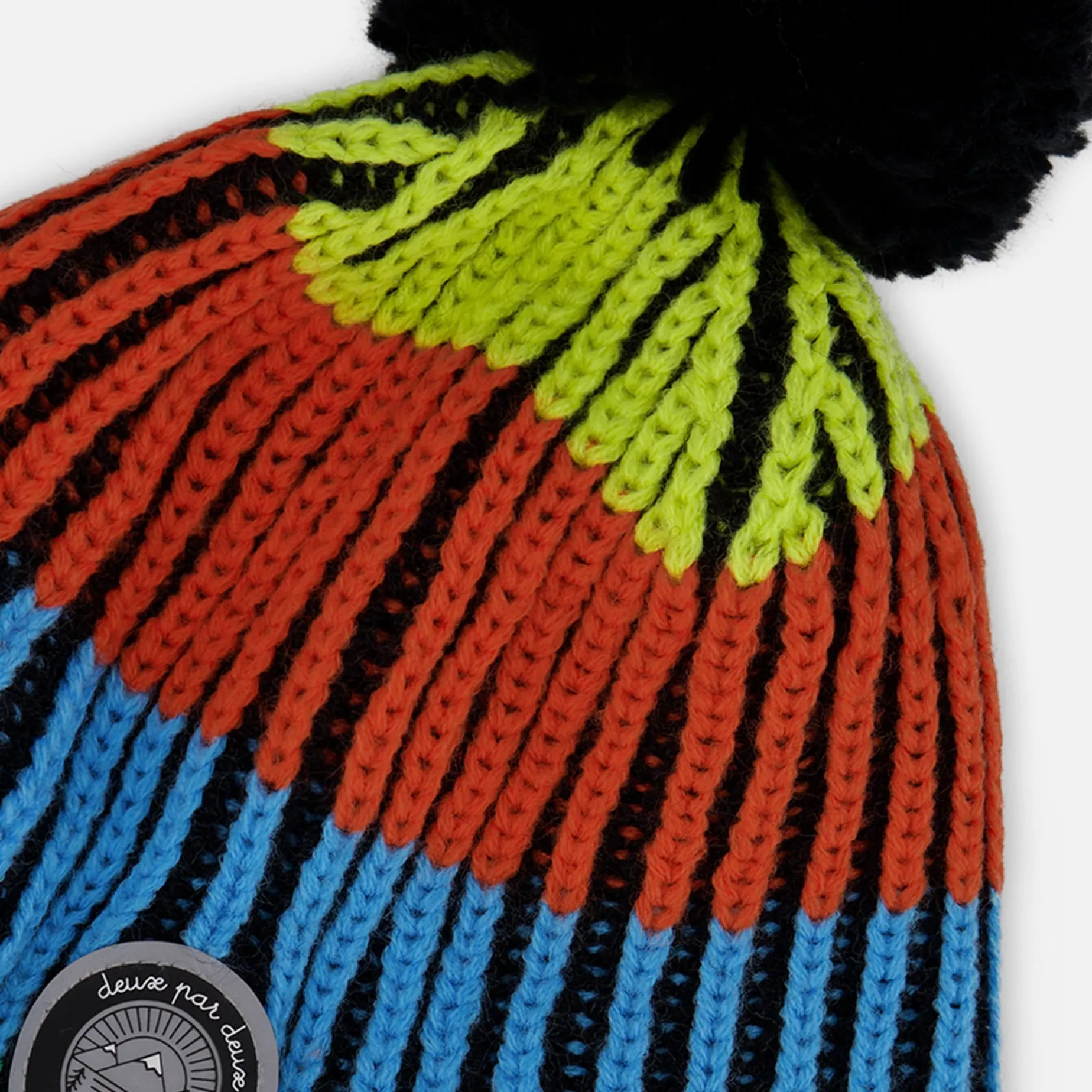 Colorblock Knit Hat 2-14