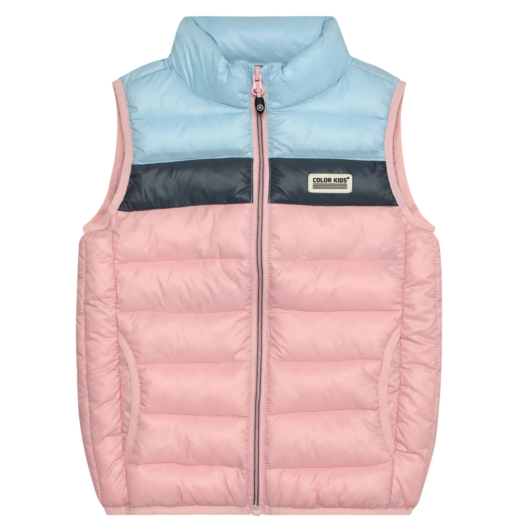 Colorblock Quilted Vest 4-8