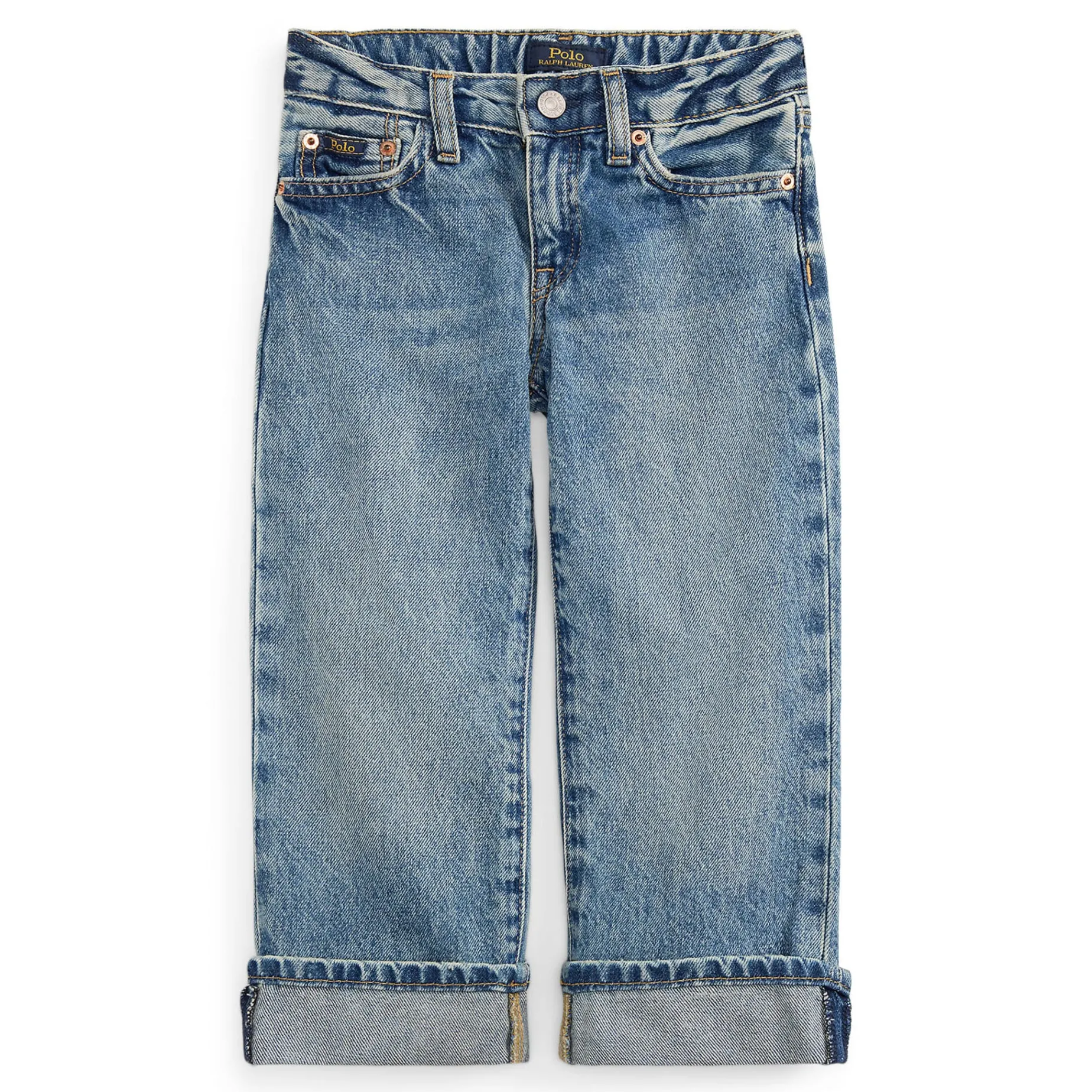 Cropped Wide Leg Jeans 2-6x