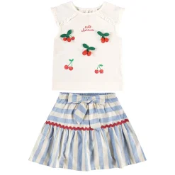 Cute Cherries 2pce Set 2-8y