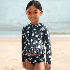 Daisies 2 Piece Long Sleeve Swimsuit 2-5y