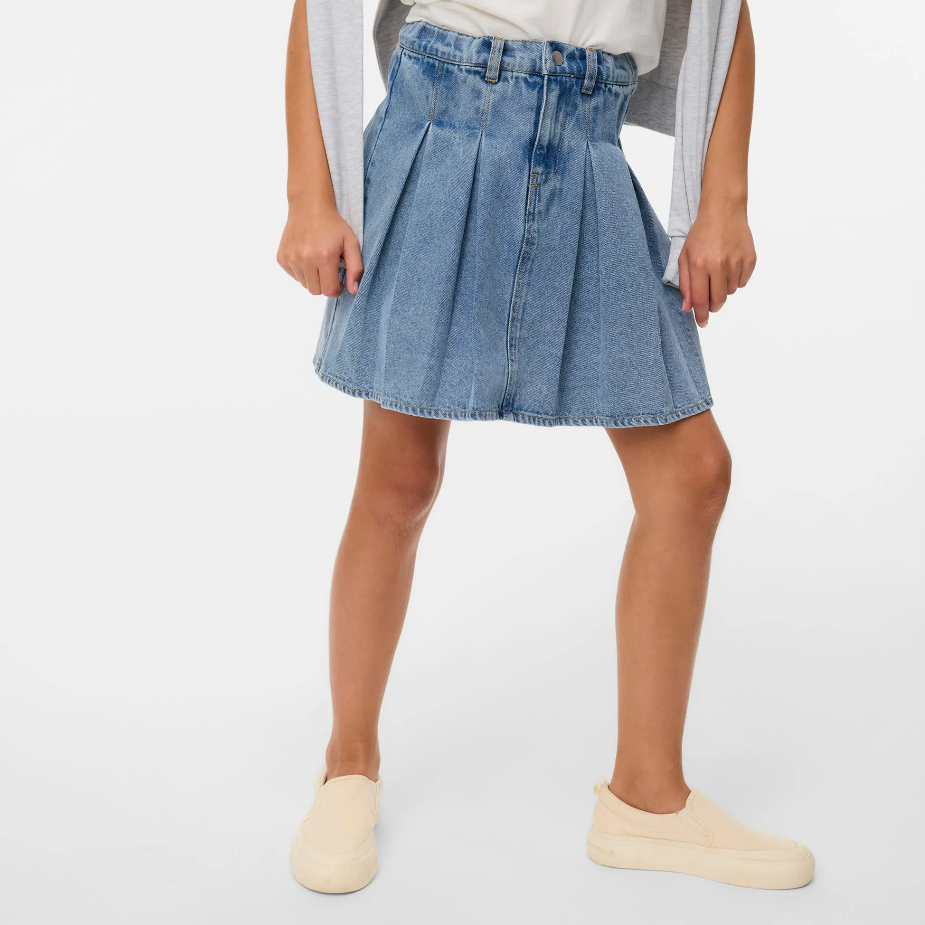 Danni Pleated Skirt 7-14y
