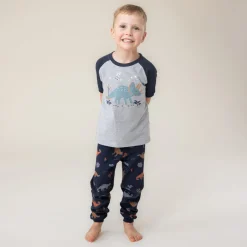 Dinos 3pc Pajamas 2-12