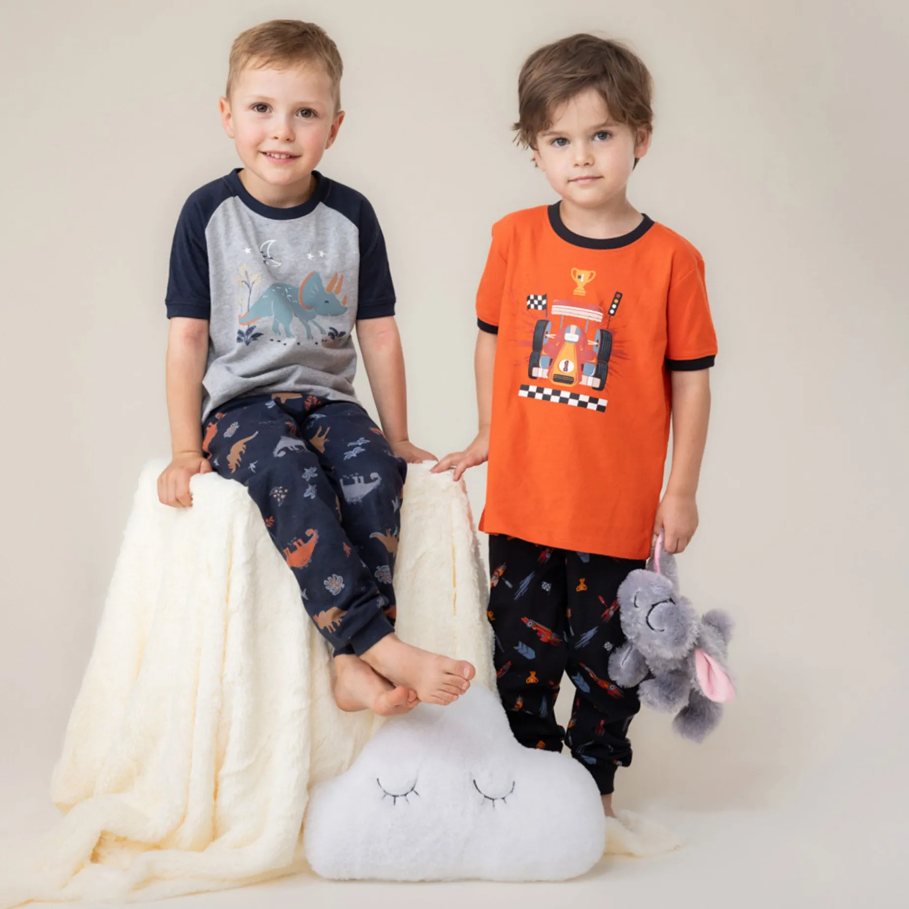 Dinos 3pc Pajamas 2-12