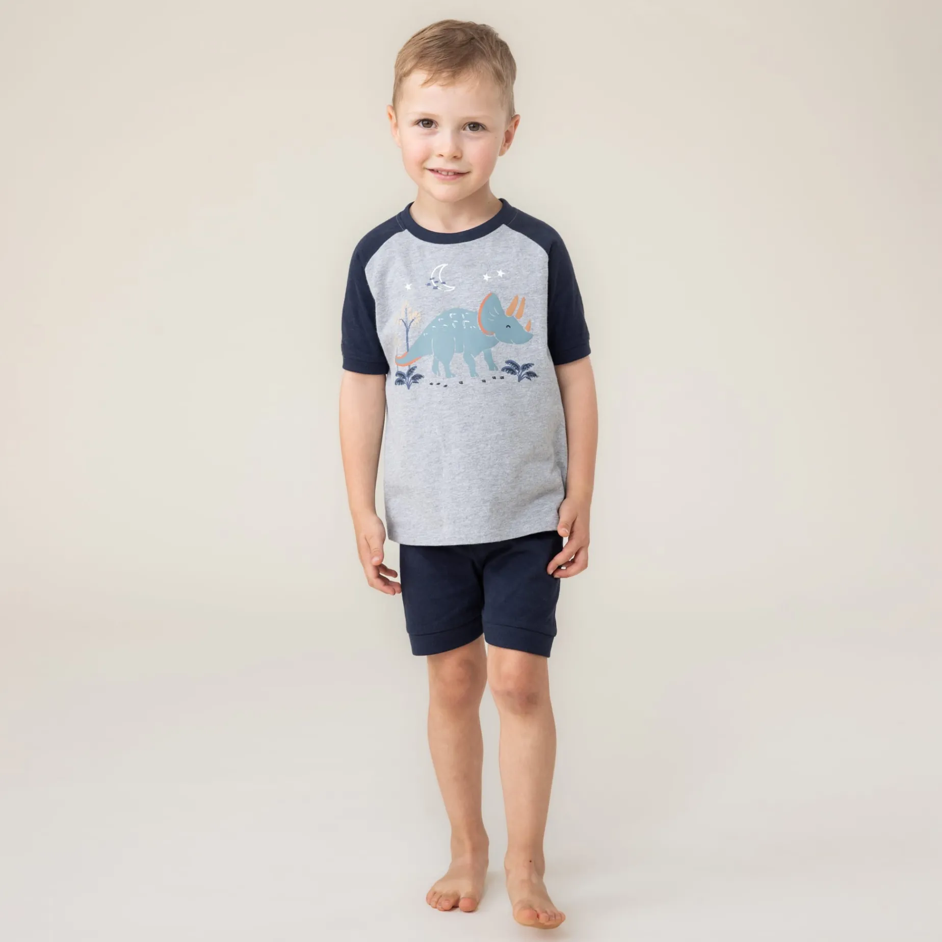 Dinos 3pc Pajamas 2-12