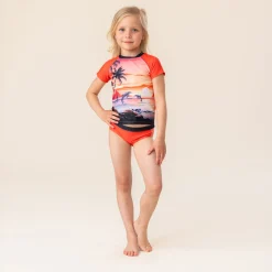 Dolphins Uv 2pc Swimsuit 2-14