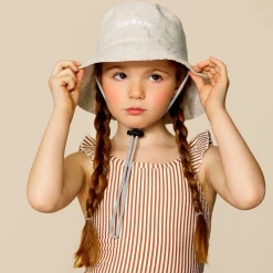 Ecru Bucket Hat 2-12y