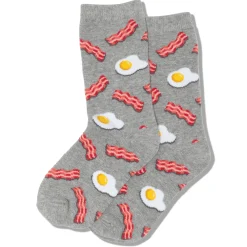 Eggs and Bacon Socks 4-12y