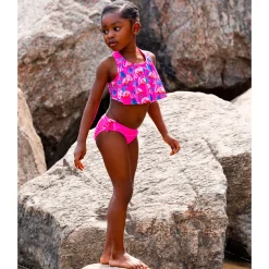 FLamingos Two Piecess Swimsuit 2-6y