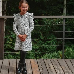 Floral AOP Romance Dress 7-14