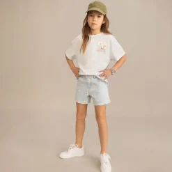 Floral Stamp T-shirt 7-16y