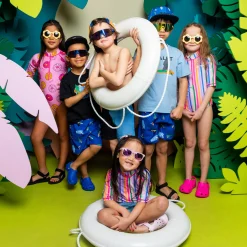 Flower AOP UV Swuimsuit 2-10y