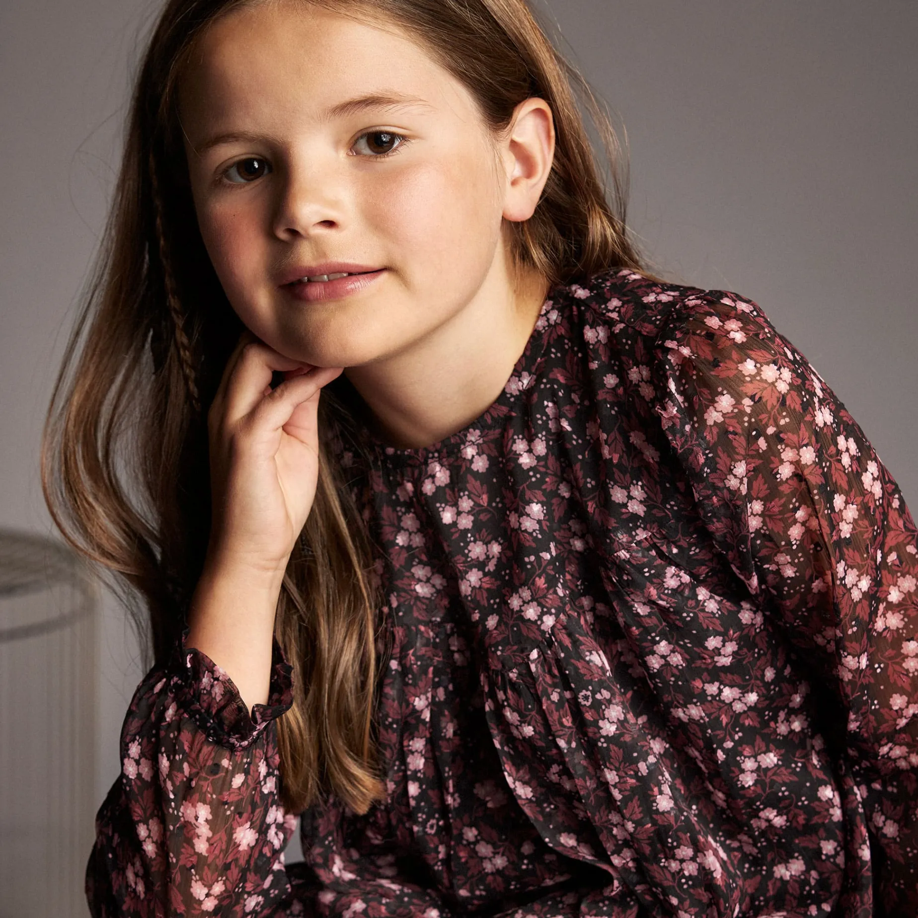 Flower Print Dress 3-6