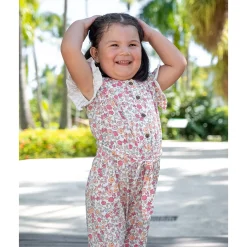 Flowers Pinnic Jumpsuit 2-8y