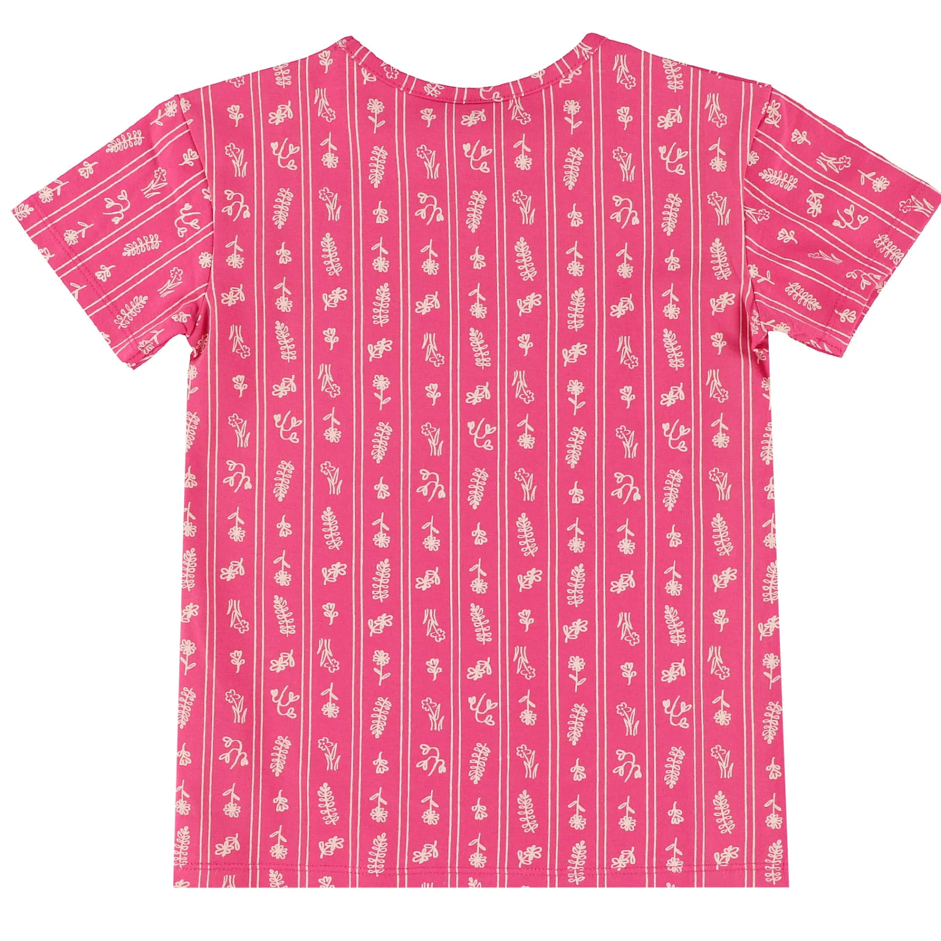 Flowers Stripe T-shirt 2-8y