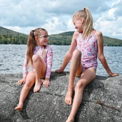 Flowers Swimsuit 2-14y