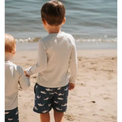 Grey Long Sleeve Rashguard 2-7y