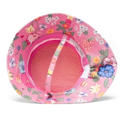 Hat for ages 2-4 - Pink Paper Garden Strawberry Moon