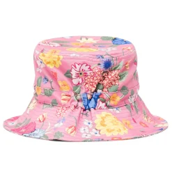 Hat for ages 2-4 - Pink Paper Garden Strawberry Moon