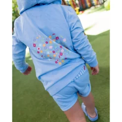 Heart Flower Hoodie 2-8y