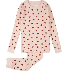 Hearts Waffle Pajamas 2-6x