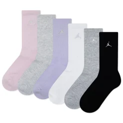 Jordan Crew Socks 6pck 10e-7j