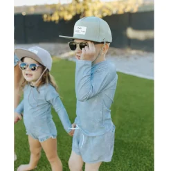 Keyhole Charcoal Sunnies 0-6