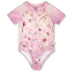 Lilac Flowers Swimsuit 7-12