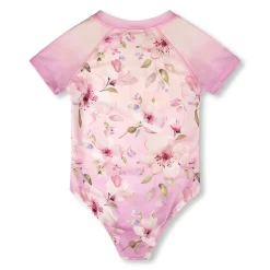 Lilac Flowers Swimsuit 7-12