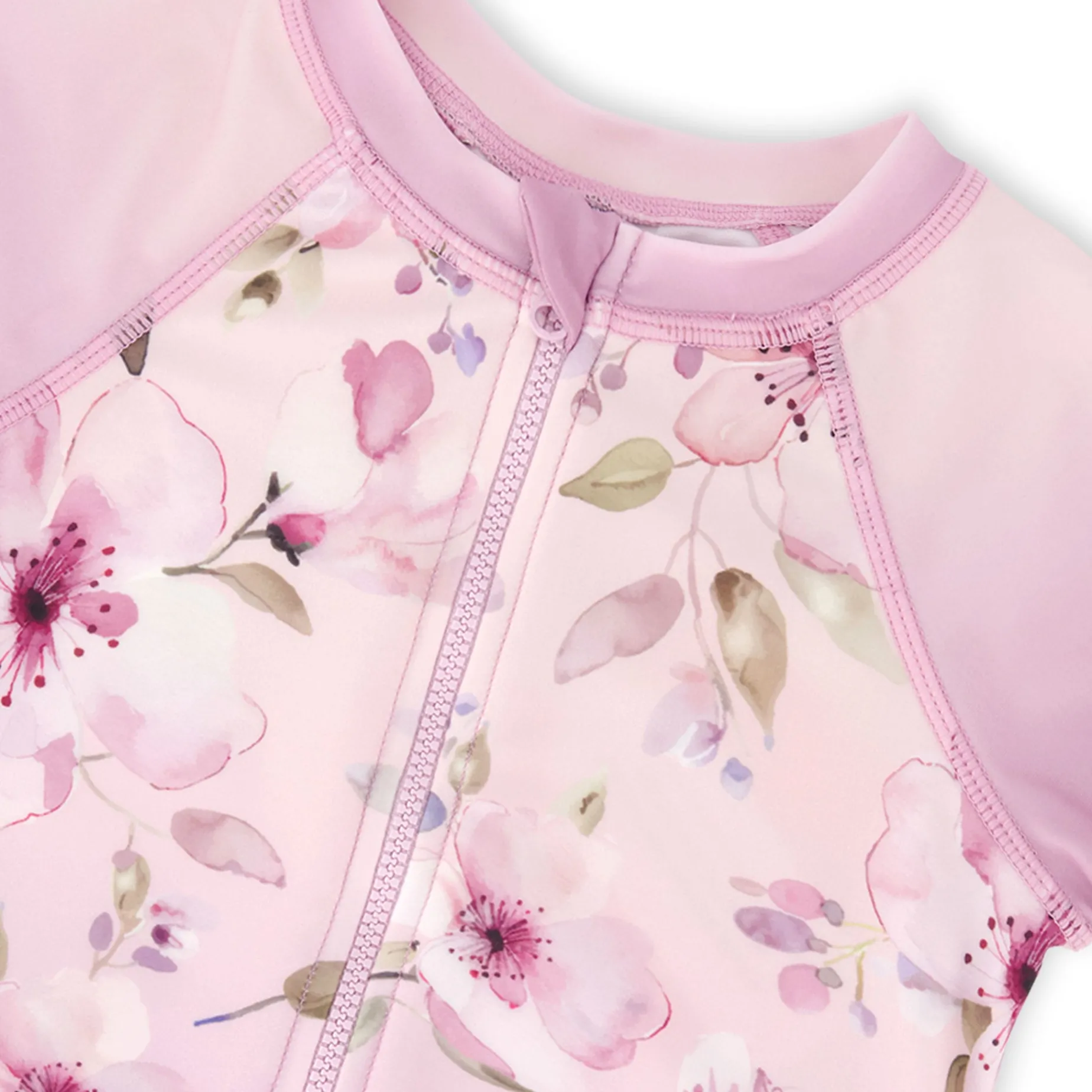 Lilac Flowers Swimsuit 2-6