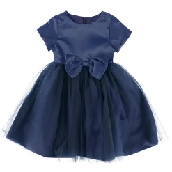 Navy Dalia Dress 2-8y