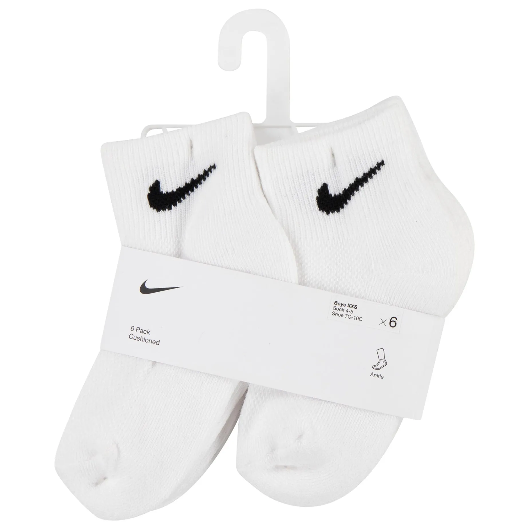 Nike Ankle Socks 6pck 7e-10e