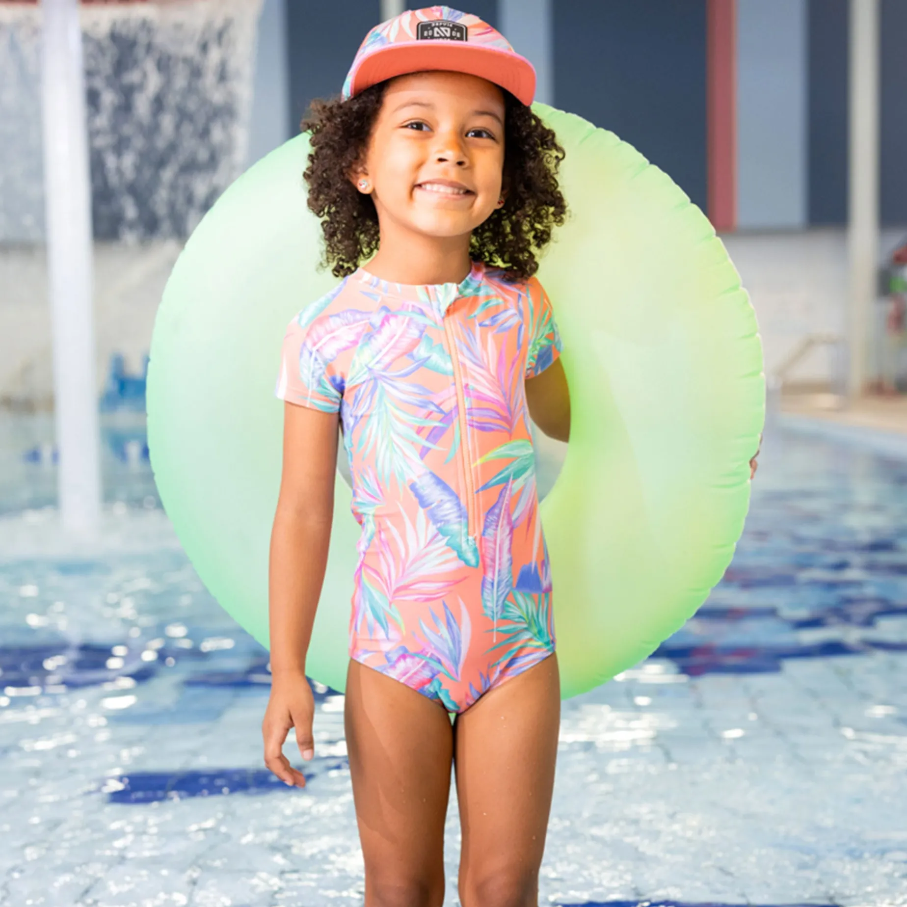 Palm Tree Uv Ss Swimsuit 2-14