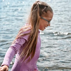 Palm Trees Long Sleeve Swimsuit 2-14